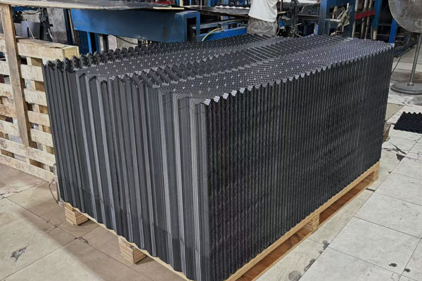 Finished Cooling Tower Fills on Wooden Pallets